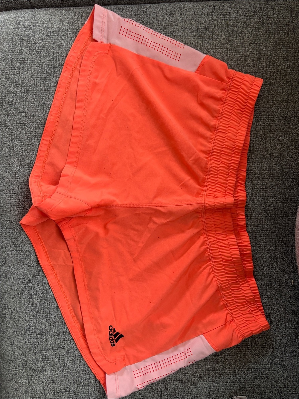 adidas Coral Pink Running Shorts
